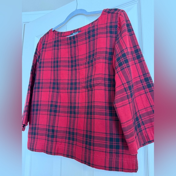 Madewell Herald Tee in Curtis Plaid - Picture 8 of 10